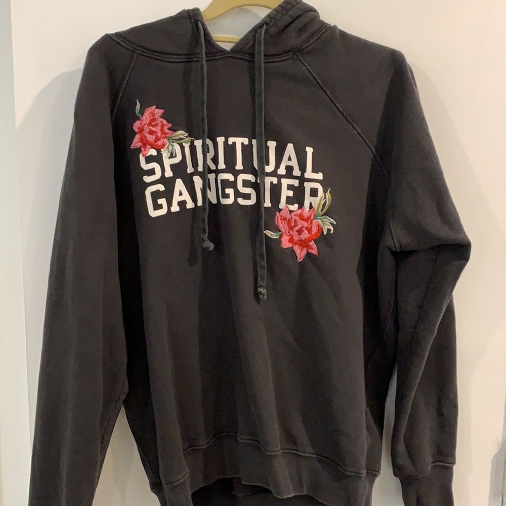 Black Spiritual Gangster sweatshirt. Gently used